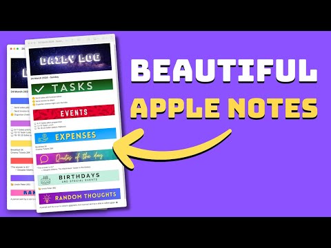 How To Create Beautiful Notes in Apple Notes with Headers and Dividers