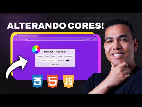 Trocar Cor De Fundo Ao Clicar | Projeto CSS, HTML e Javascript