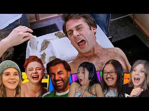 TOP Steve Carell Gets Waxed Reactions (Spoilers) The 40-Year-Old Virgin (2005)