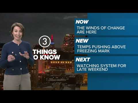 Northeast Ohio weather forecast: Briefly warming