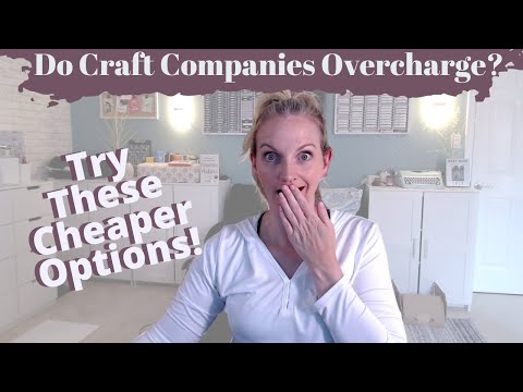 6 MUCH Cheaper Alternative Craft Products! MUST See Before You Buy! Save Money!