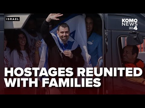 HOSTAGES RELEASED: Reaction from families as they are reunited with loved ones released from Gaza