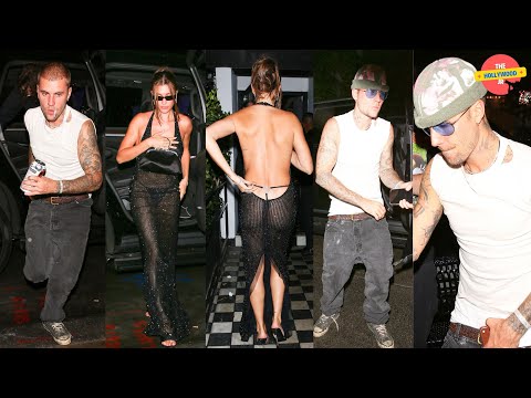 JUSTIN AND HAILEY BIEBER MARK 10 YEARS TOGETHER WITH CHIC ARRIVAL AT GQ AFTER-PARTY!!!