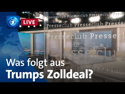 Trumps Zolldeal: Was steht jetzt auf dem Spiel? | Presseclub