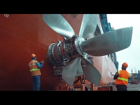 How a Powerful Ship Propeller Manufacturing|the Amazing Process Of Making Forge Ship Propeller|