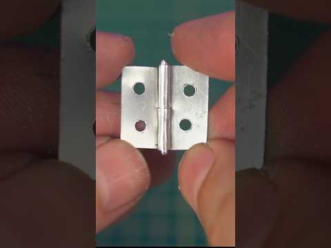 I Created a DIY Mini Hinge #inventions #diy #miniature