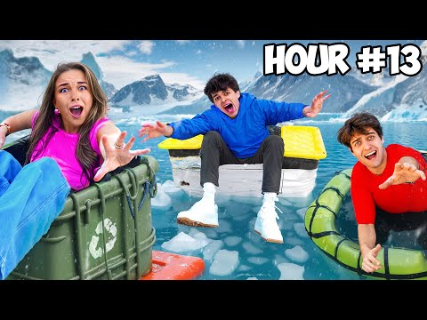 Last Boat to Sink In FREEZING Water Wins $1,000!