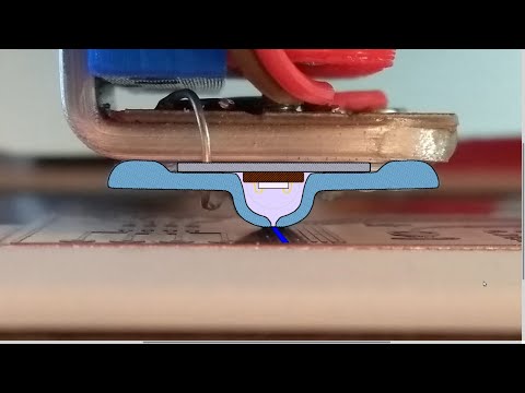 Make a PCB with 3D printer, UV led and photosensitive film