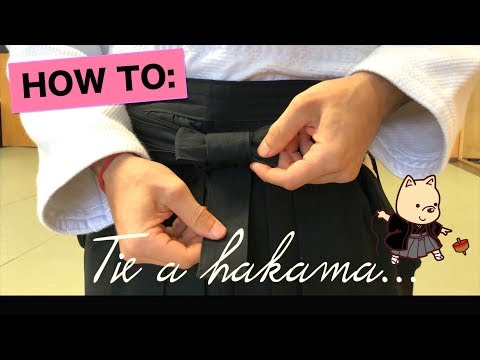 How To: Put On and Tie Hakama Pants
