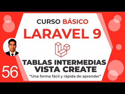 Curso Básico Laravel 9 |  Tablas Intermedias Vista Create, Clase 56