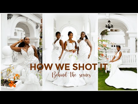 How We Shot “A Love So Rare” Bridal Campaign | 3 models, 3 Gowns, 1 stunning Location - BTS