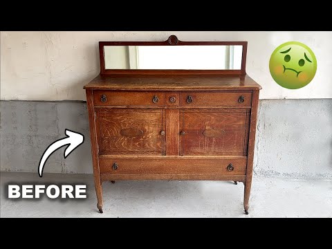 Restoring the NASTIEST piece of furniture I've ever worked on