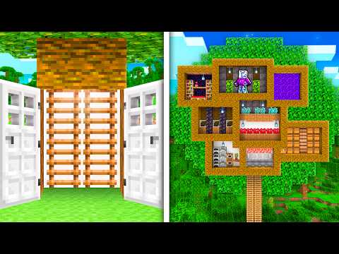 How to Build a Jungle Tree House in Minecraft!