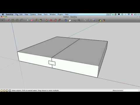 Sketchup for Woodworkers - Joints, joints, joints