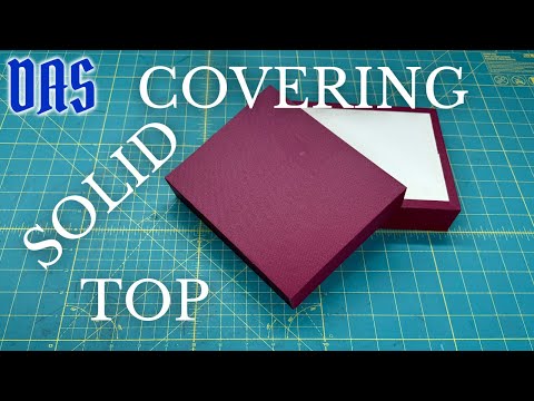 Covering a Tray With a Solid Top // Adventures in Bookbinding