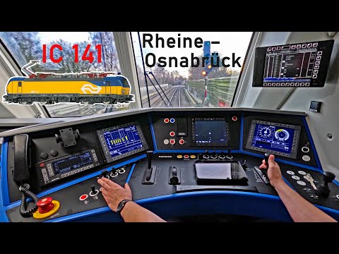 Halt erwarten! | IC 141 Rheine - Osnabrück Hbf | Führerstandsmitfahrt | BR 193 Siemens Vectron