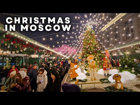 Moscow Christmas Decorations Tour 2025