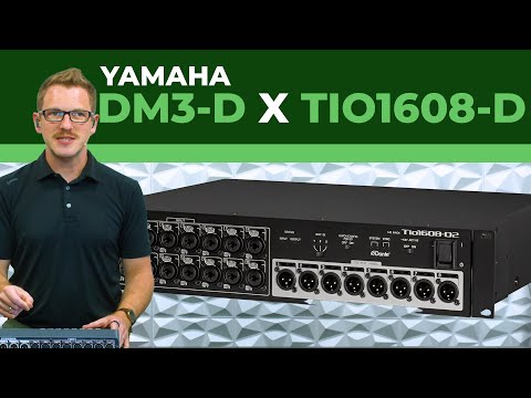 How to Connect a Yamaha DM3 Dante to a Tio1608-D Dante Stage Box