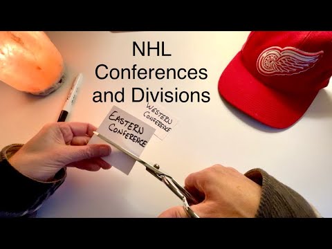 ASMR Trying to Understand NHL Hockey Divisions / Conferences ~ Soft Spoken, Card Shuffling