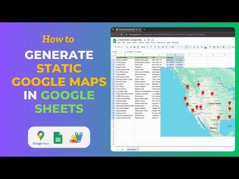 Generate Static Google Map in Google Sheets
