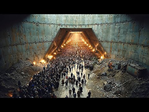 Los multimillonarios se esconden en un BÚNKER secreto y observan cómo el mundo arde en un infierno