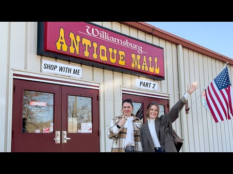 Let's Go Vintage Shopping in Williamsburg, Virginia | MASSIVE Antique Mall Shopping Trip Part 2