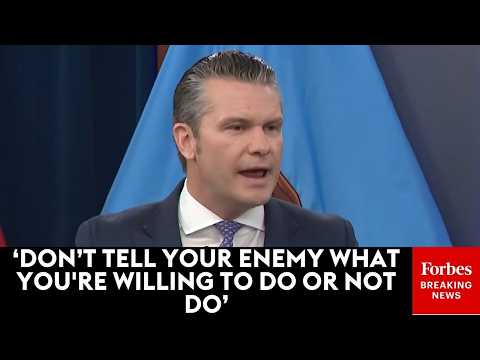 Pete Hegseth Claps Back At Reporter After Question About Deployed Troops In Middle East
