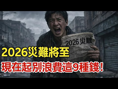 2026大蕭條要來了？！現在開始不要花9種錢， 不然很難翻身！早看早受益！