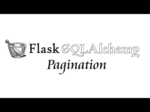 Pagination in Flask-SQLAlchemy