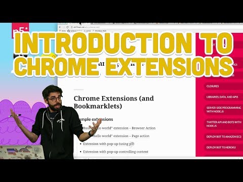 11.1: Introduction to Chrome Extensions - Programming with Text
