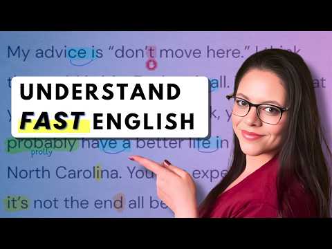 Understand FAST English: Connected Speech + Advanced Vocabulary Lesson🔥