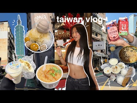 TAIWAN VLOG 🍡 (eating at night markets, exploring cafes and bookstores, jiufen)