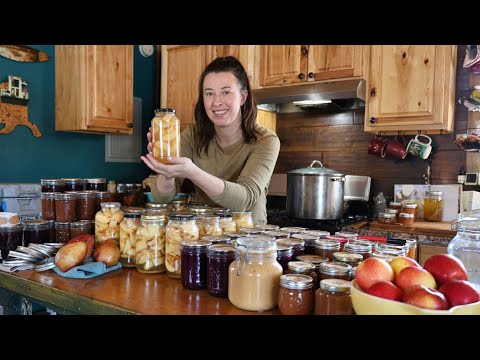 Turning 50+ LBS of Apples into Delicious Canned Food | Fermenting Pears & Cider Vinegar