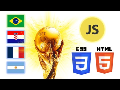 Fifa World Cup Qatar 2022 Matches and Standings Responsive Website With JavaScript HTML and CSS