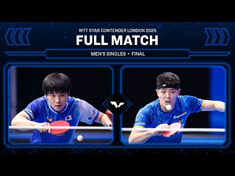 FULL MATCH | Tomokazu Harimoto vs Dang Qiu | MS Final | #WTTLondon 2025