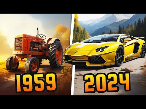 Evolution of Lamborghini (1959-2022)