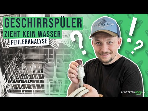 Geschirrspülmaschine  nimmt kein Wasser - Daran kann es liegen