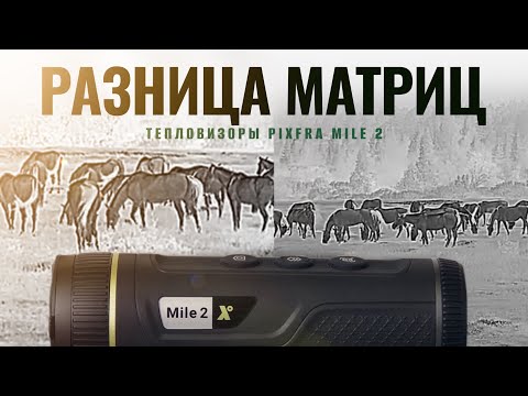 Тепловизоры Pixfra Mile2 / КАКИЕ МАТРИЦЫ БЫВАЮТ / Наглядное сравнение от СЛАБОЙ к МОЩНОЙ