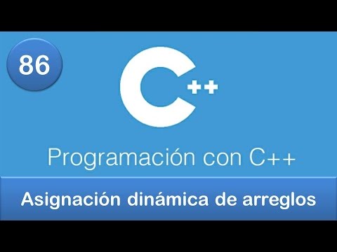 86. Programación en C++ || Punteros || Asignación dinámica de arreglos