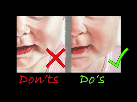 Pastel Pencil Study... Do's and Don'ts of My Skin Tone Technique. Narrated Tutorial.