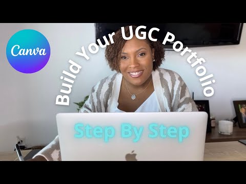 How to Create A UGC Portfolio Using CANVA || STEP BY STEP || Becoming Content Creator IN 2022