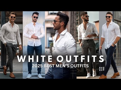 Latest White Shirt Outfits For Men | Formal Outfit Ideas For Men | White Shirt Fashion