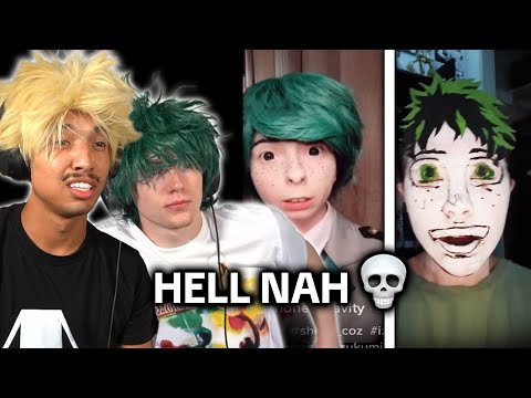 MHA Voice Actors React to CRINGE Anime Tiktoks