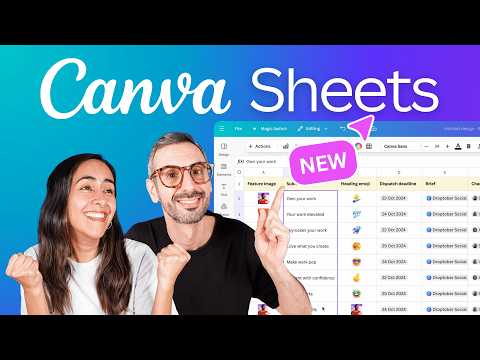 New Canva Sheets: Smarter Spreadsheets with Built-In AI