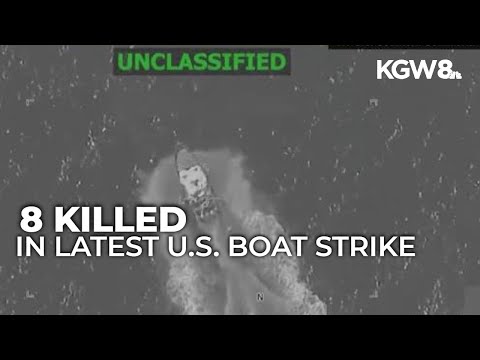 US military strikes 3 more alleged drug boats in Pacific, killing 8 people