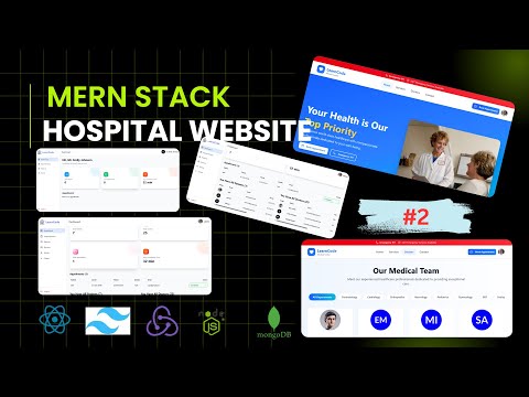 Mern Stack Hospital Website #2 in Reactjs || Nodejs || Expressjs || MongoDb #mernstack