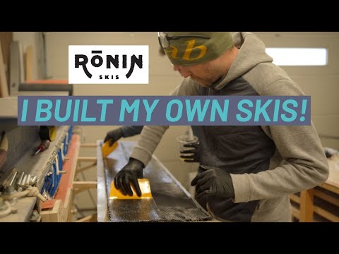 Making Skis by Hand in Chamonix, Part 1. The Ronin build // DAVE SEARLE