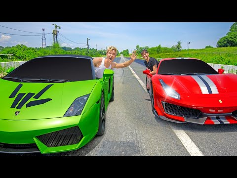 RACING the DOBRE BROTHERS: Ferrari VS Lamborghini