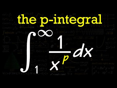 The p-integral Proof (type 1 improper integral)