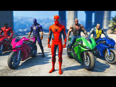 Spider-Man swings onto a buggy after falling from a crashing plane. Wild timing!